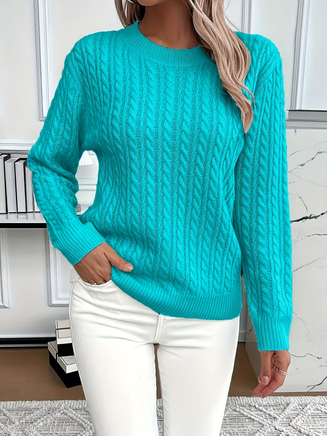 Bernile – Ladies Cable Knit Jumper