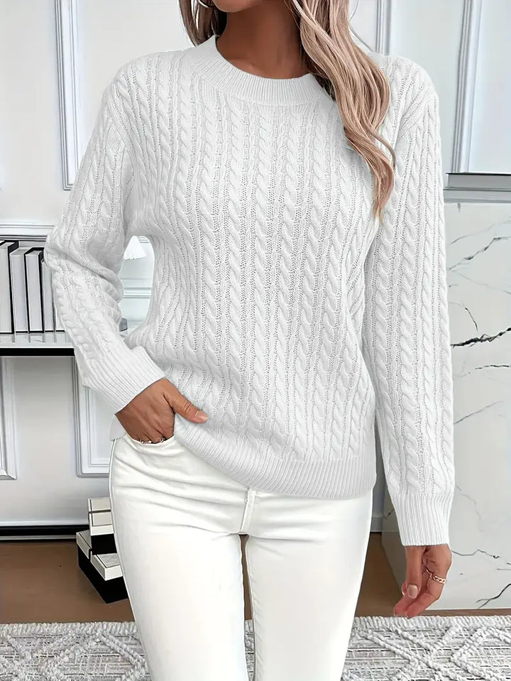 Bernile – Ladies Cable Knit Jumper