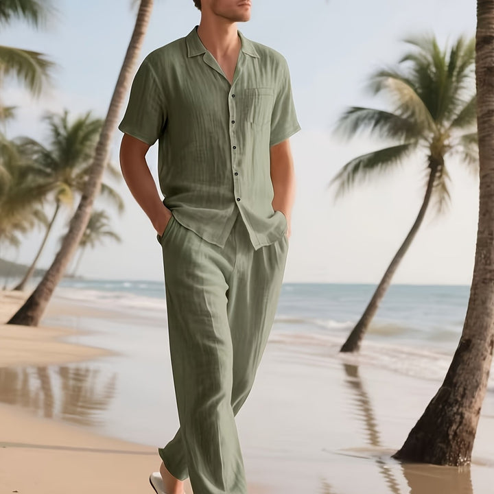 Aleanda | Men Premium Linen Set