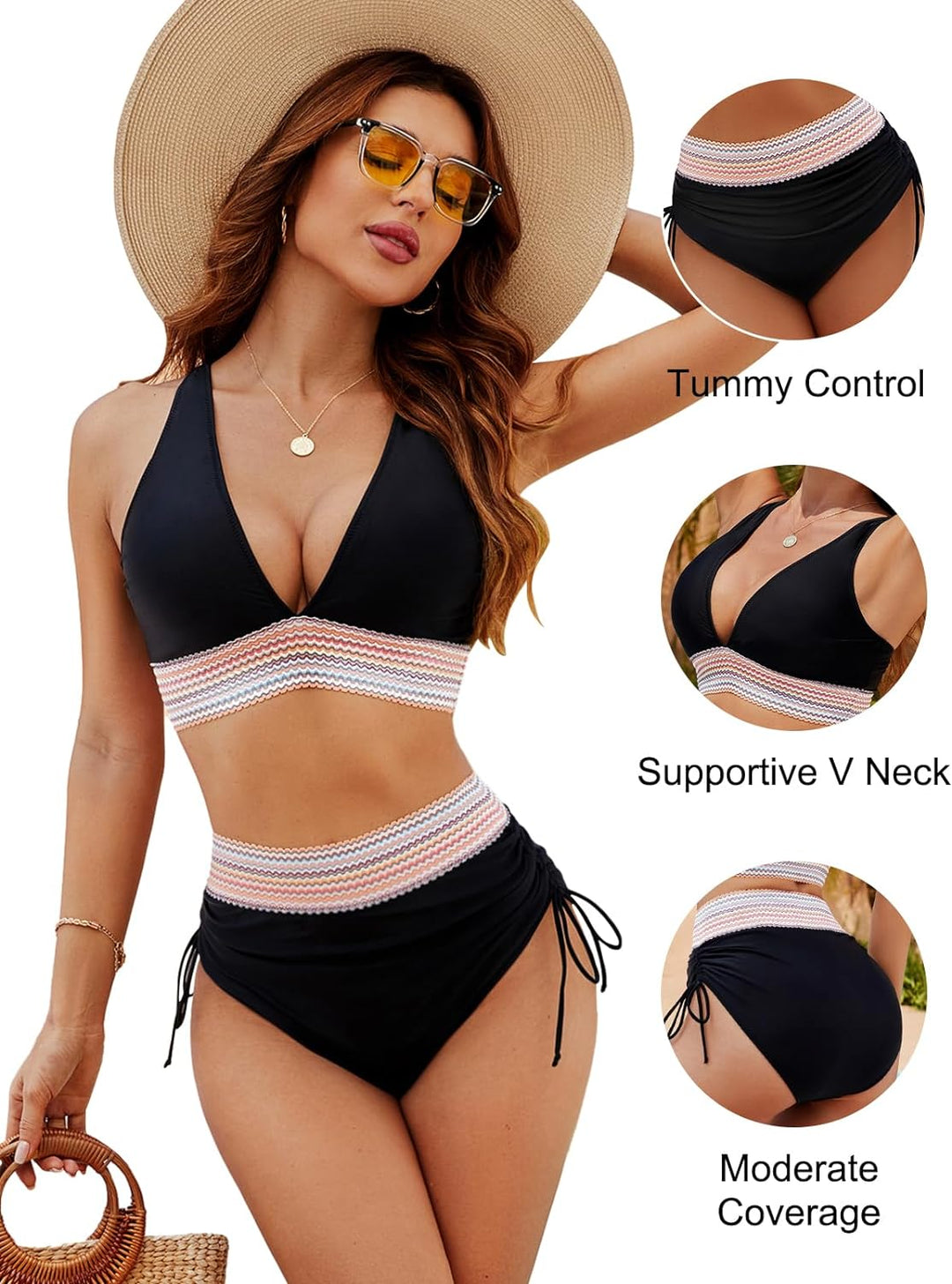 Eliana | Elegant Full Coverage Bikini Set