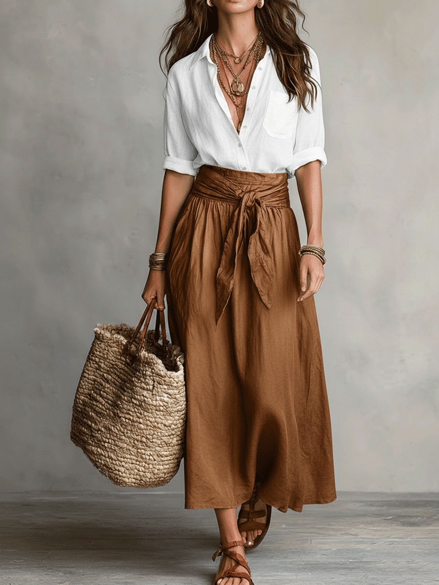 Matilda | Elegant Two-Piece Skirt Set