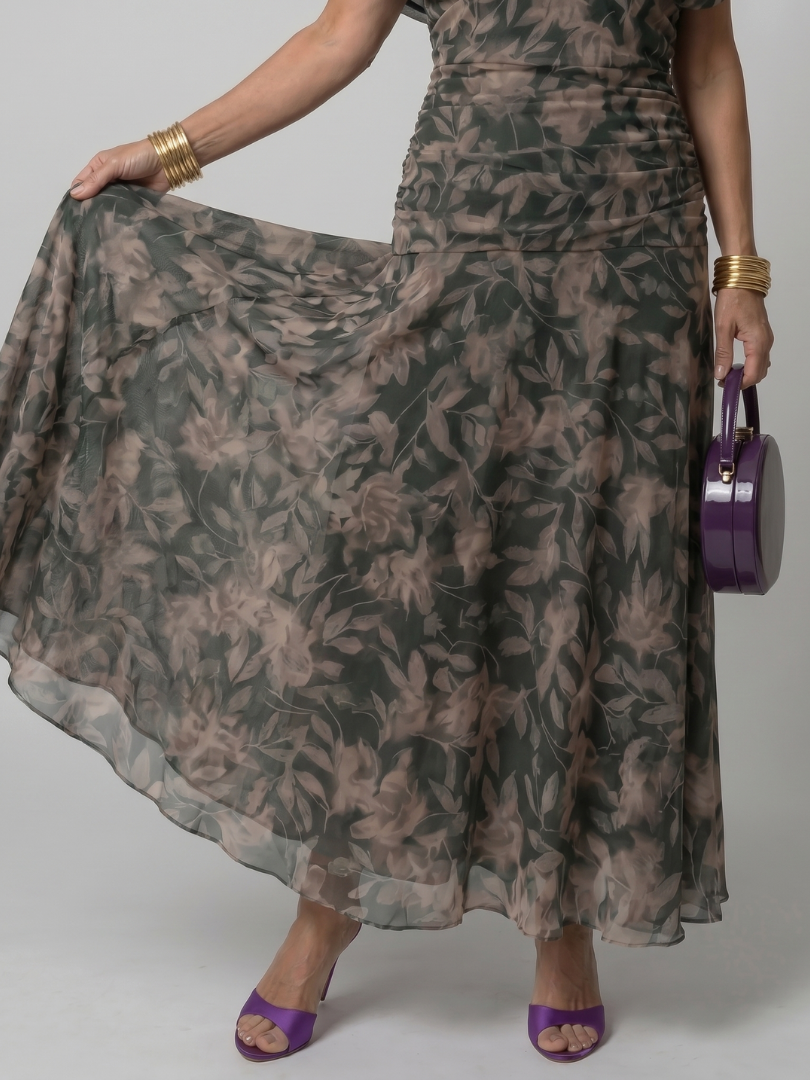Seraphine | Elegant Off-Shoulder Midi Dress