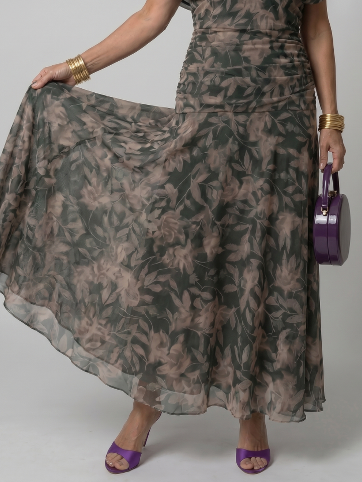 Seraphine | Elegant Off-Shoulder Midi Dress