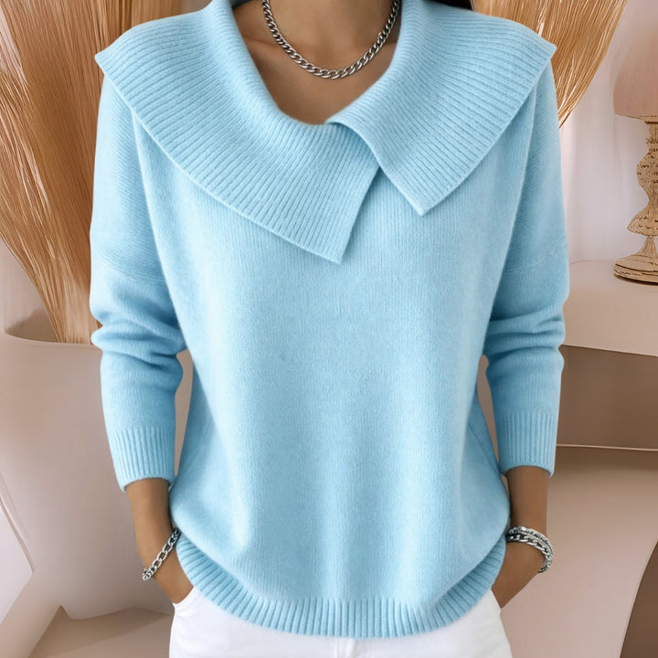 Eleanor | Soft Collar Knit Jumper