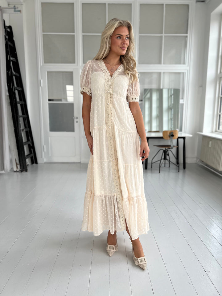 Lily™  Maxi Dress Beige