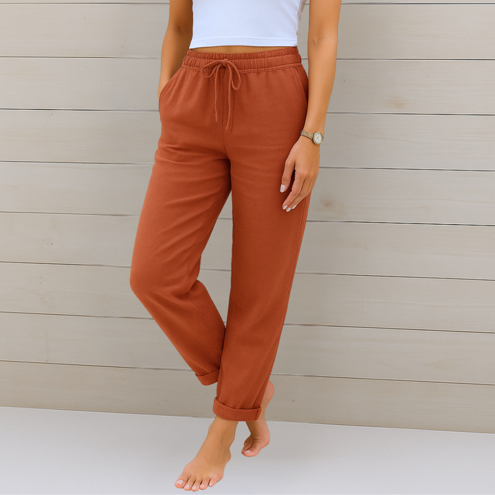 MAYLORA ™ | Premium Breathable Linen Stretch Pants