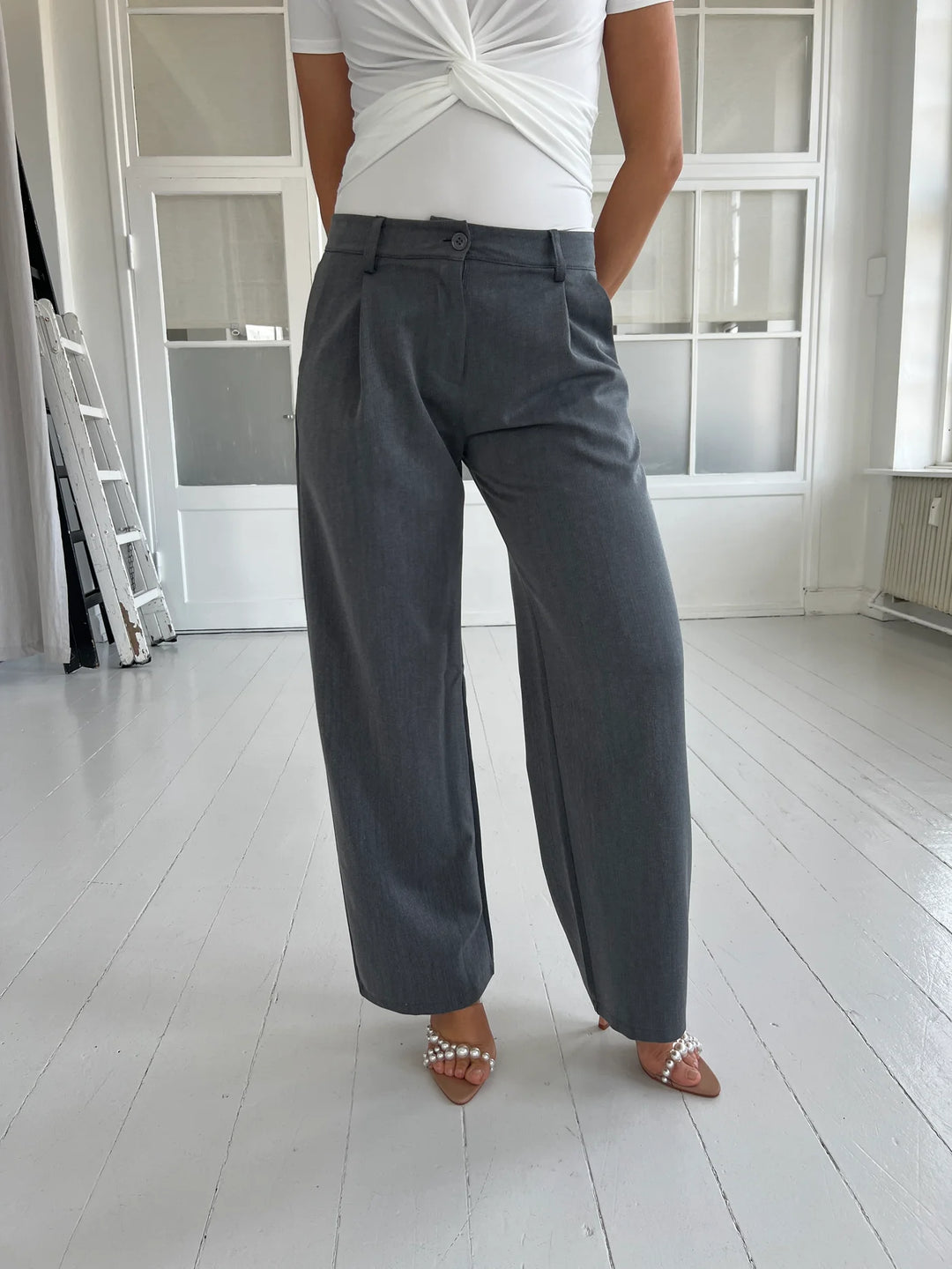 Eight™ Luxe Cream Trousers