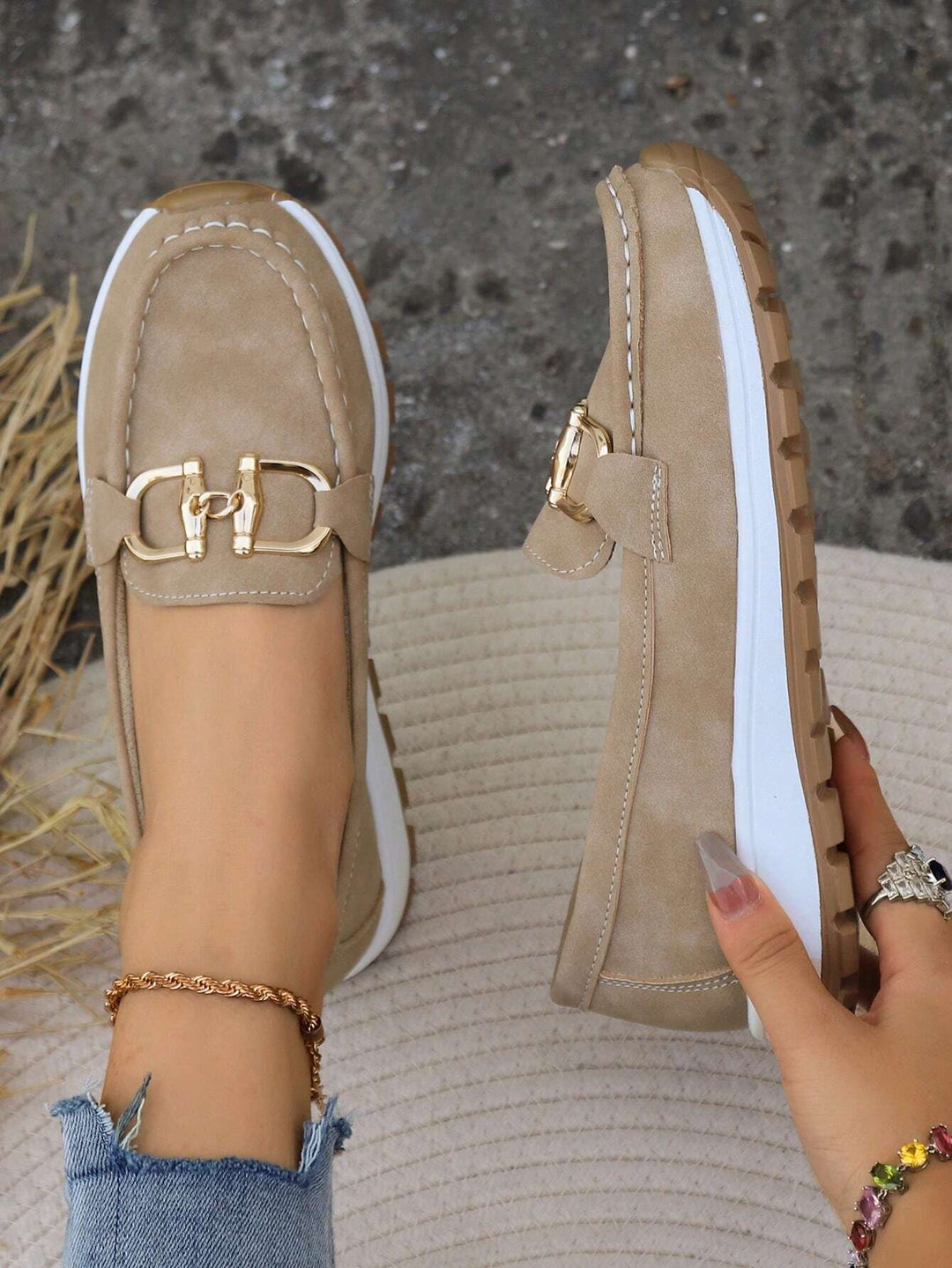 Ellie ™ - Flat Buckle Loafers