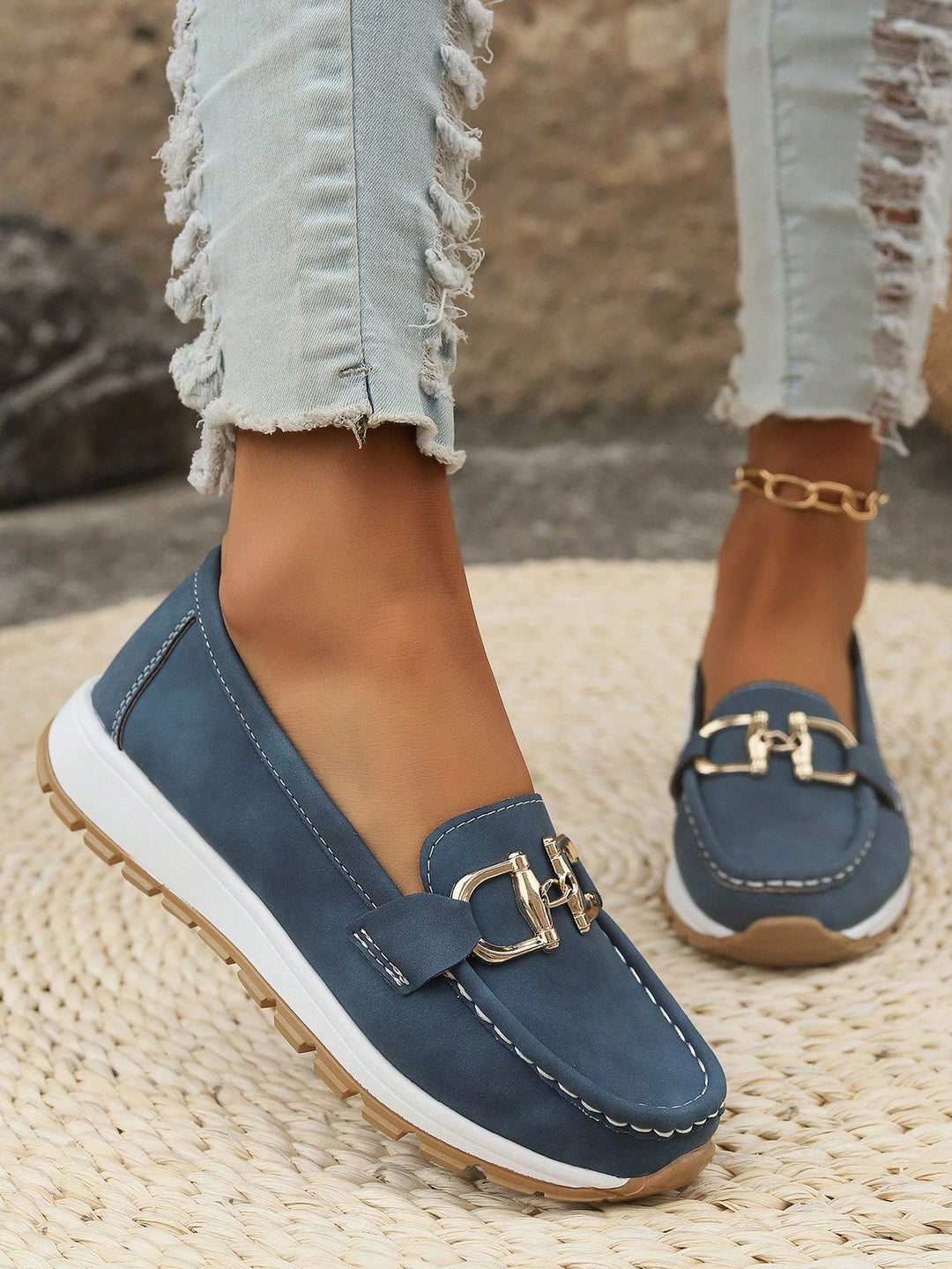 Ellie ™ - Flat Buckle Loafers