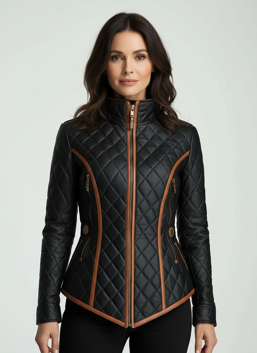 Elisa™ | Diamond-quilted Padded Jacket