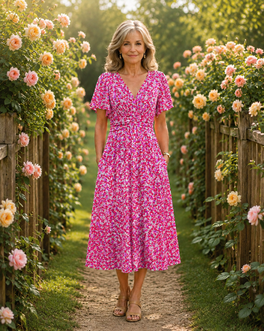 Alice | Elegant Summer Midi Dress