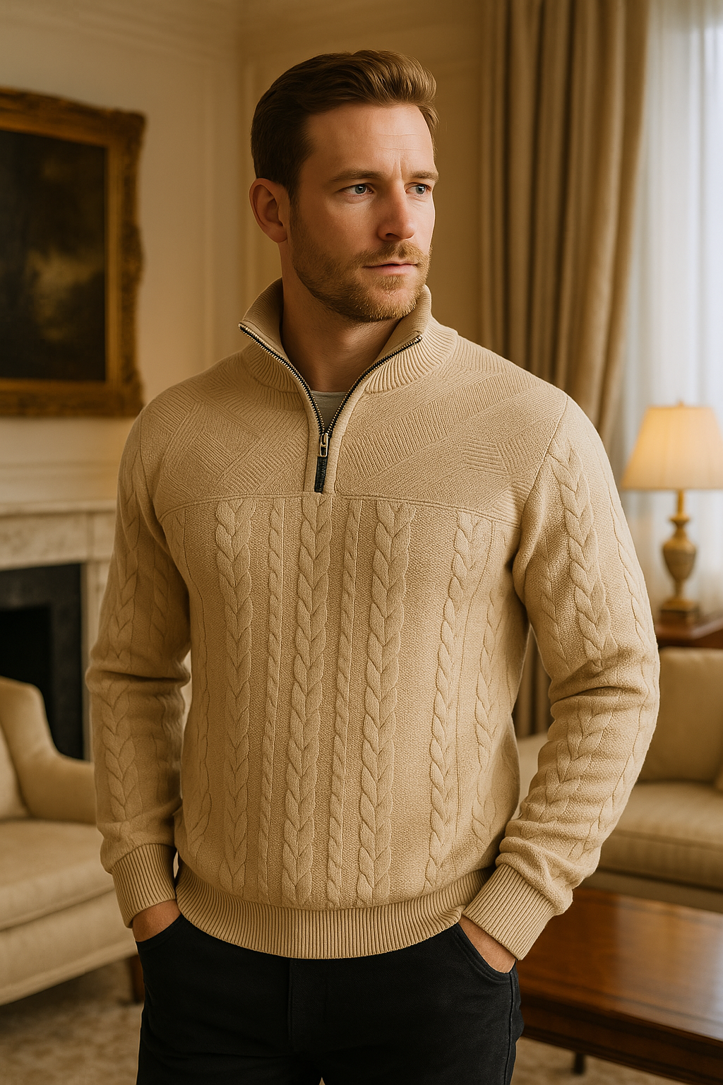 Henry™ | Premium Quarter Zip Sweatshirt