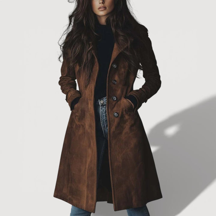 CARME – SUEDE TRENCH COAT