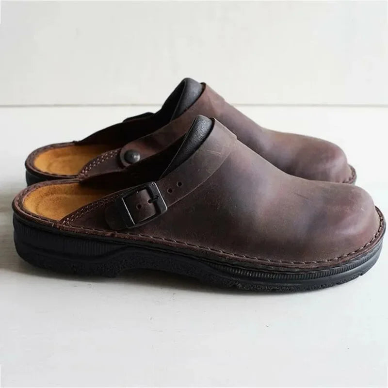 Helena | Premium Leather Clogs