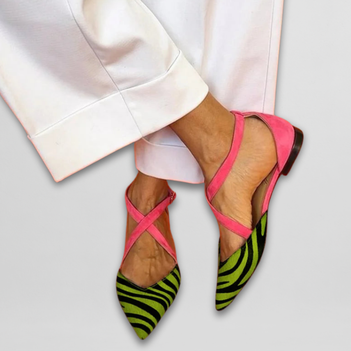 Fern | Elegant Strappy Ballet Flats