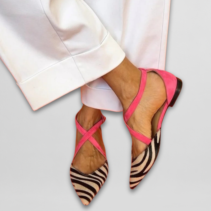 Fern | Elegant Strappy Ballet Flats