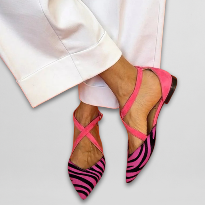 Fern | Elegant Strappy Ballet Flats