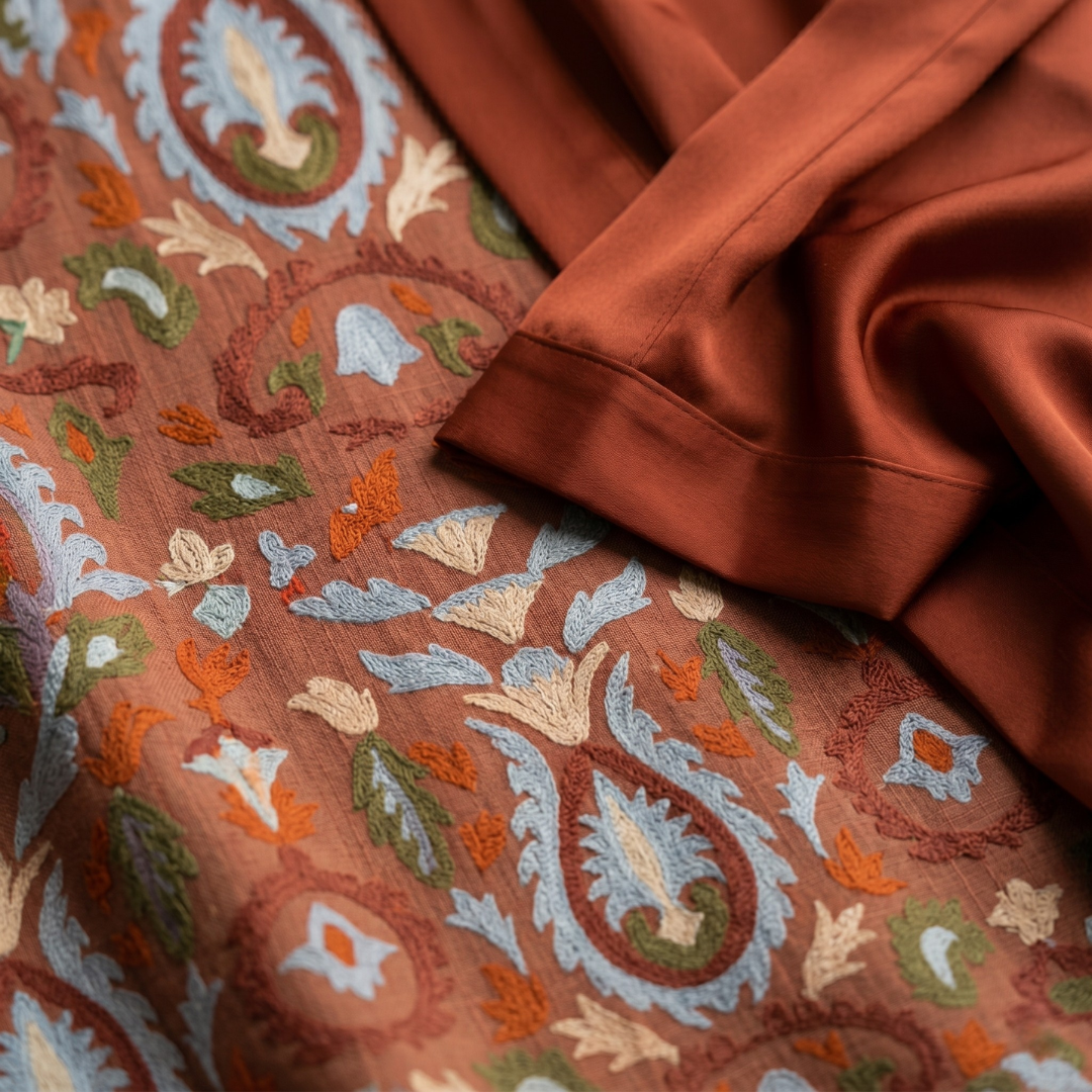 Celestine | Elegant Printed Maxi Dress & Vest Set
