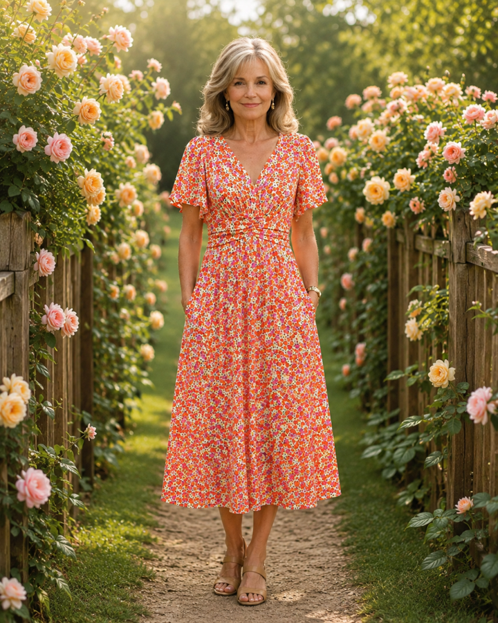 Alice | Elegant Summer Midi Dress