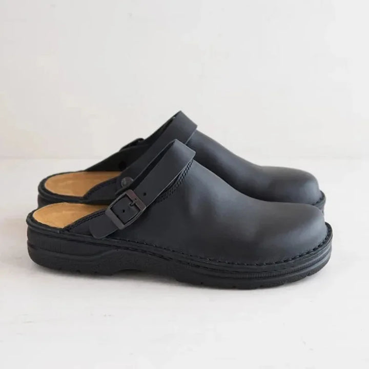 Helena | Premium Leather Clogs