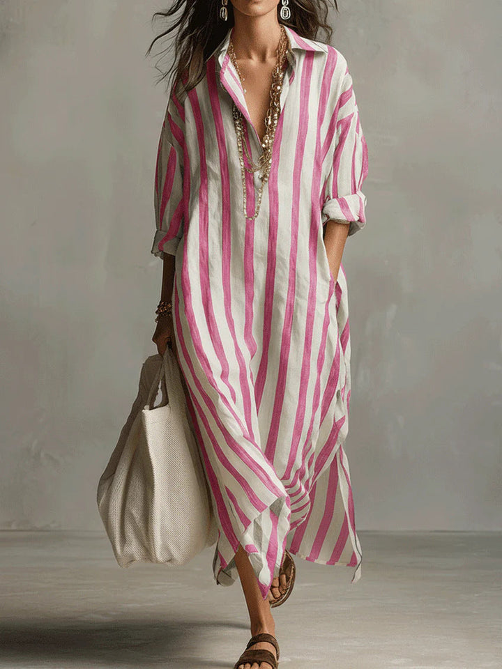 Velinna | Breezy Linen Maxi Dress