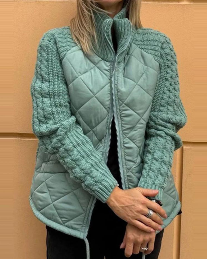VICTORIA ™ | Casual knit fleece jacket