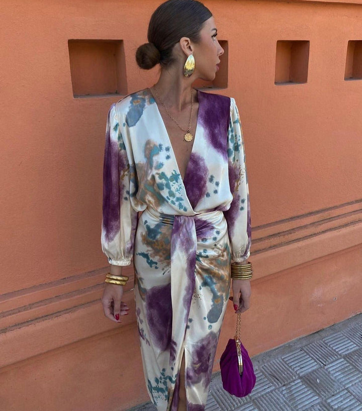 Valerie | Elegant V-Neck Dress
