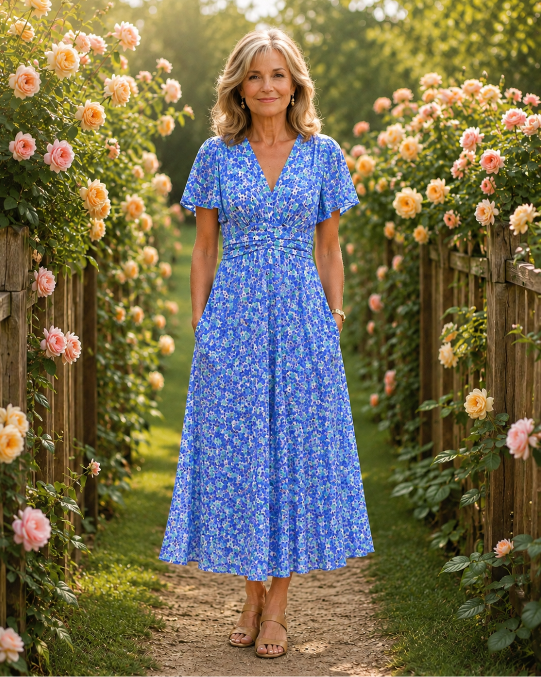 Alice | Elegant Summer Midi Dress
