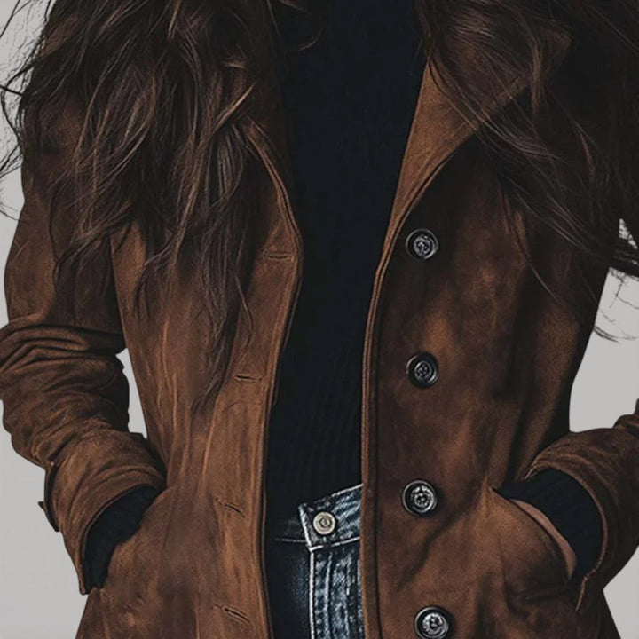 CARME – SUEDE TRENCH COAT