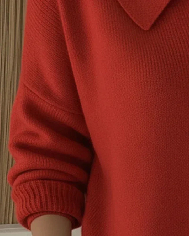 Cecilia | Elegant Button Collar Cardigan
