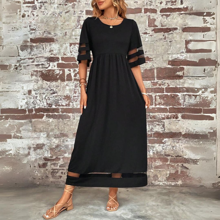 Celestine | Elegant Draped Midi Dress
