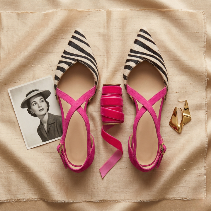 Fern | Elegant Strappy Ballet Flats