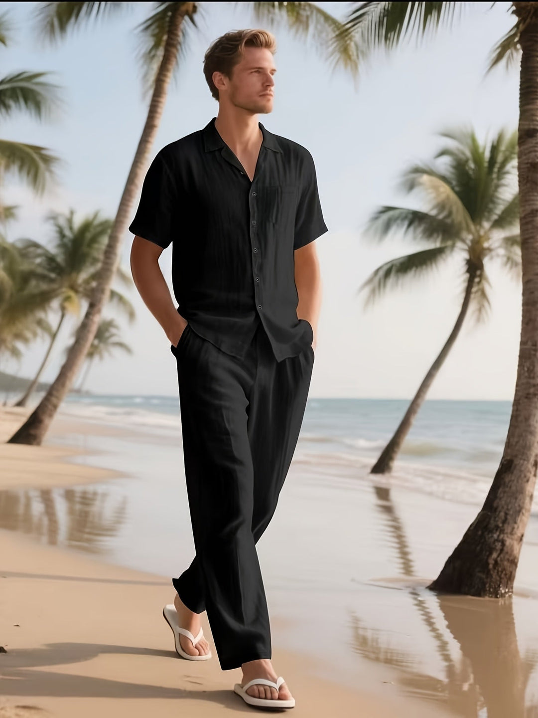 Aleanda | Men Premium Linen Set