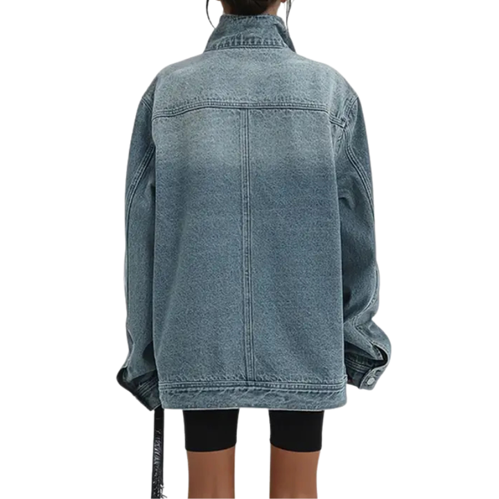Cleo | Street Style Asymmetric Button Jacket