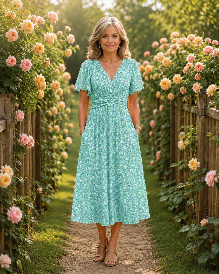 Alice | Elegant Summer Midi Dress