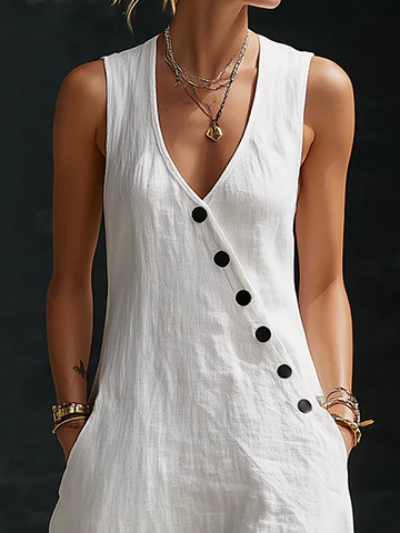 Isla | Elegant Button-Up Dress