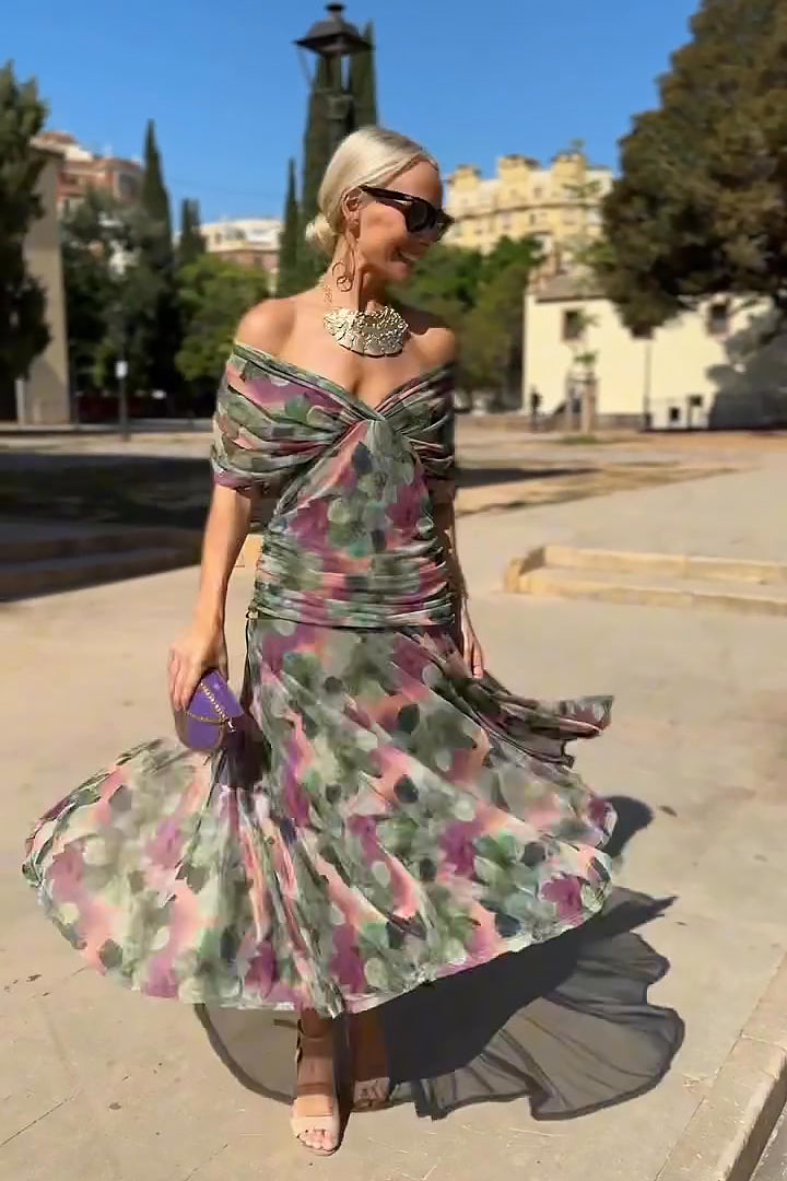 Mia | Elegant V-neck Maxi Dress