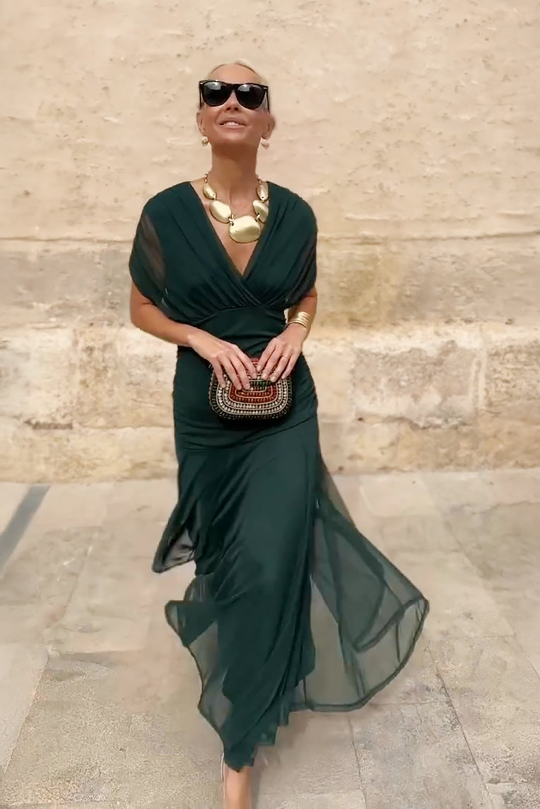 Isla | Flattering V-Neck Maxi Dress