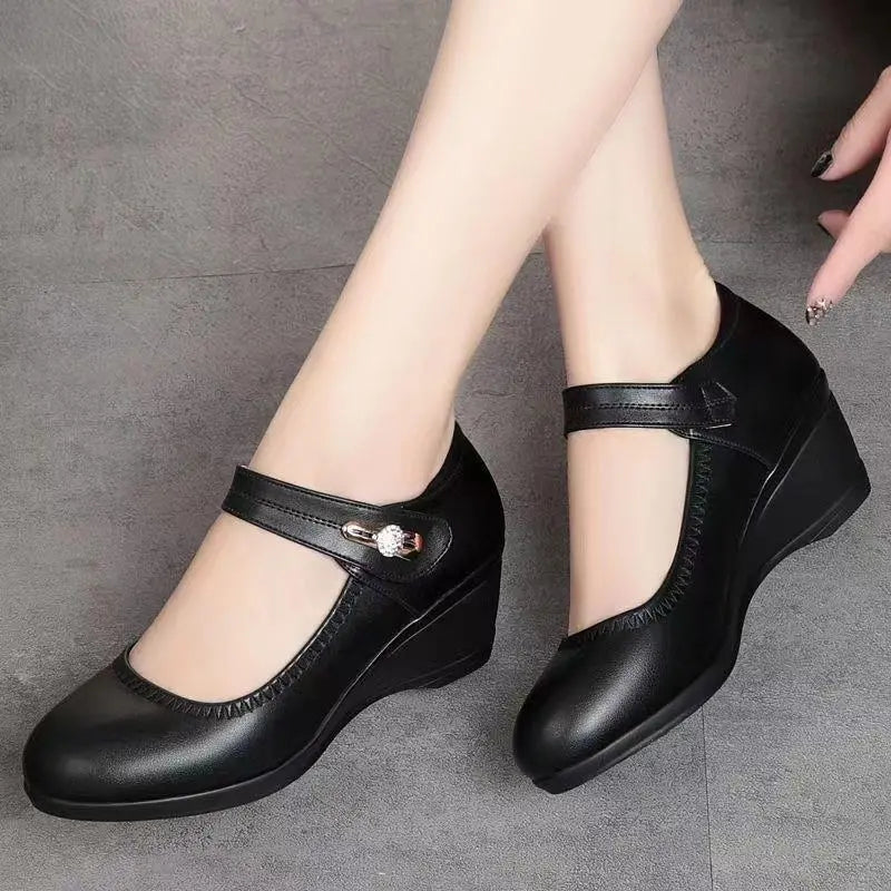 Vivienne | Elegant Comfort Mid-Heel Shoes