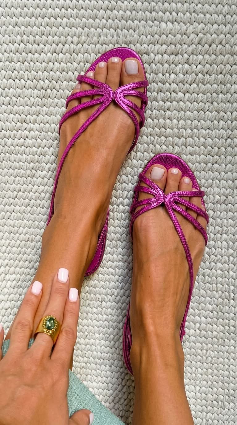 Maurelle | Golden Summer Comfort Sandals