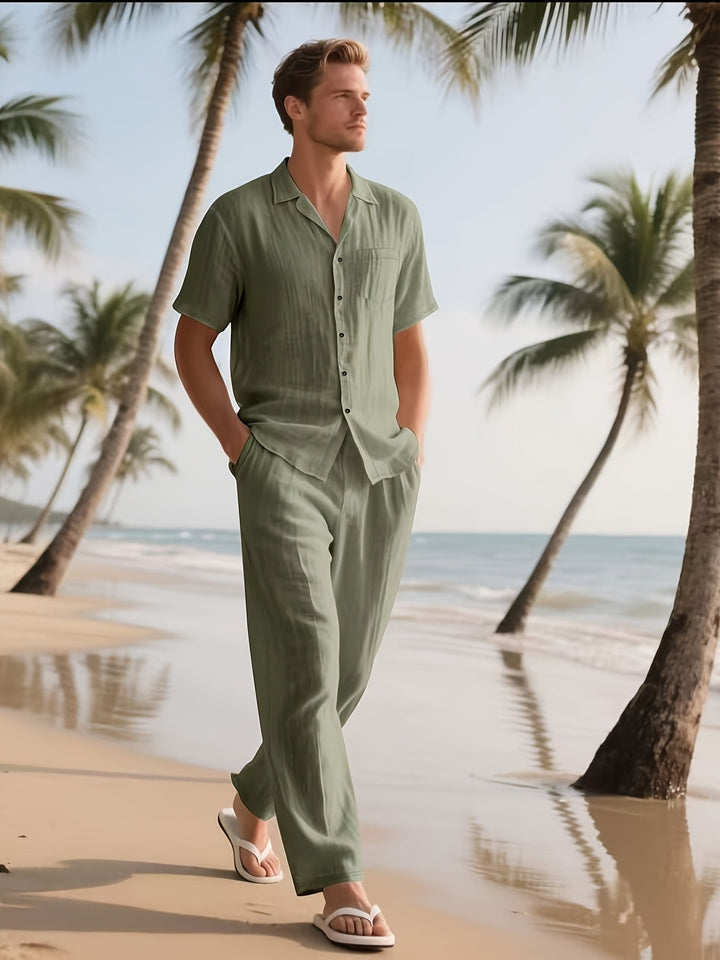 Aleanda | Men Premium Linen Set