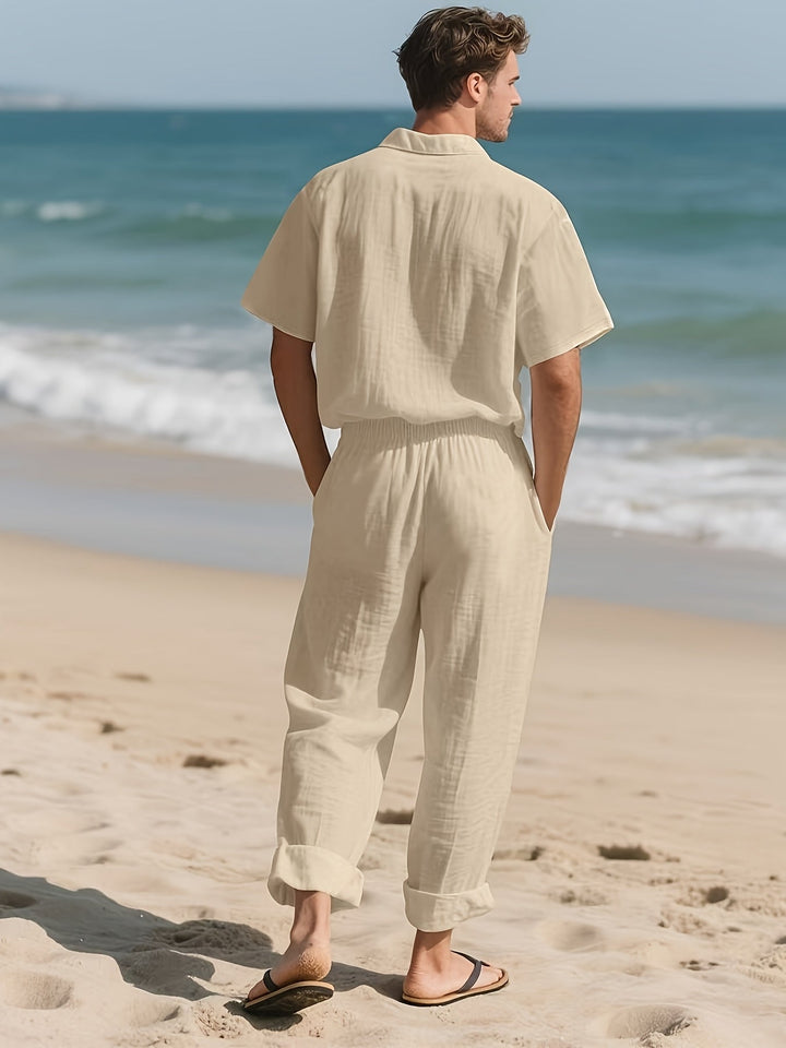 Aleanda | Men Premium Linen Set