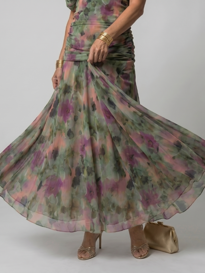 Seraphine | Elegant Off-Shoulder Midi Dress