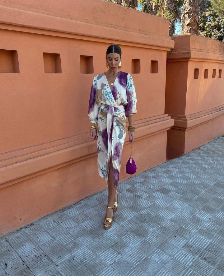 Valerie | Elegant V-Neck Dress