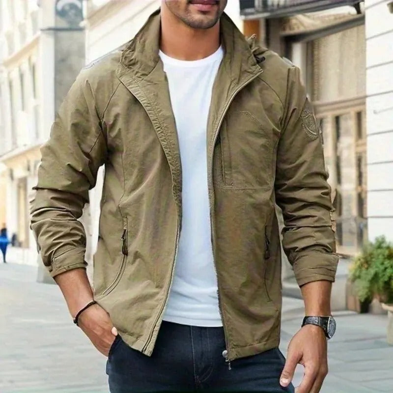 Nathese Waterproof Breathable Cargo Jacket for Men