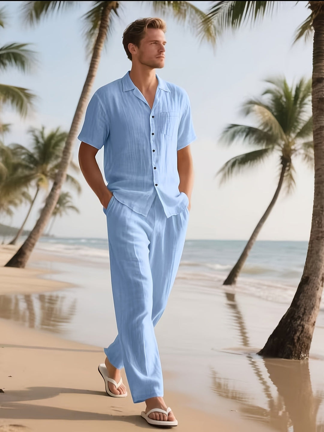 Aleanda | Men Premium Linen Set