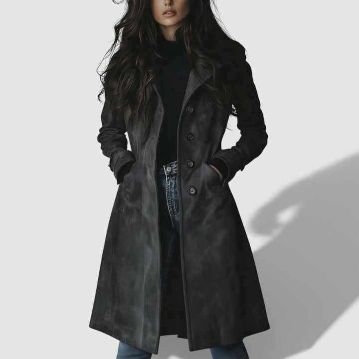 CARME – SUEDE TRENCH COAT