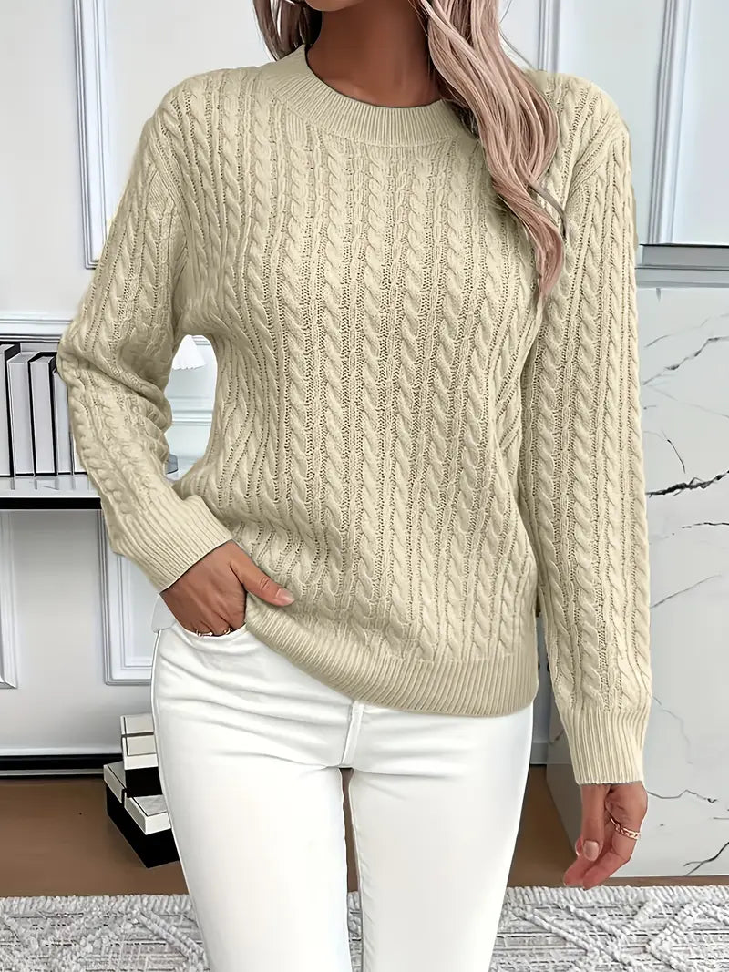 Bernile – Ladies Cable Knit Jumper
