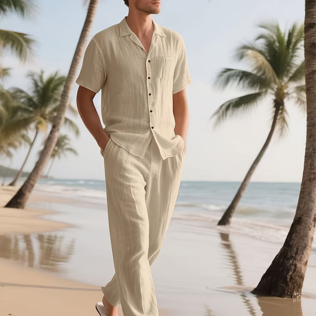 Aleanda | Men Premium Linen Set