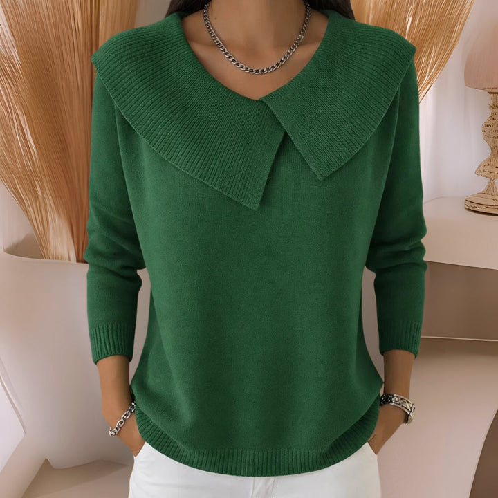 Eleanor | Soft Collar Knit Jumper